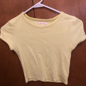 Pacsun yellow crop top